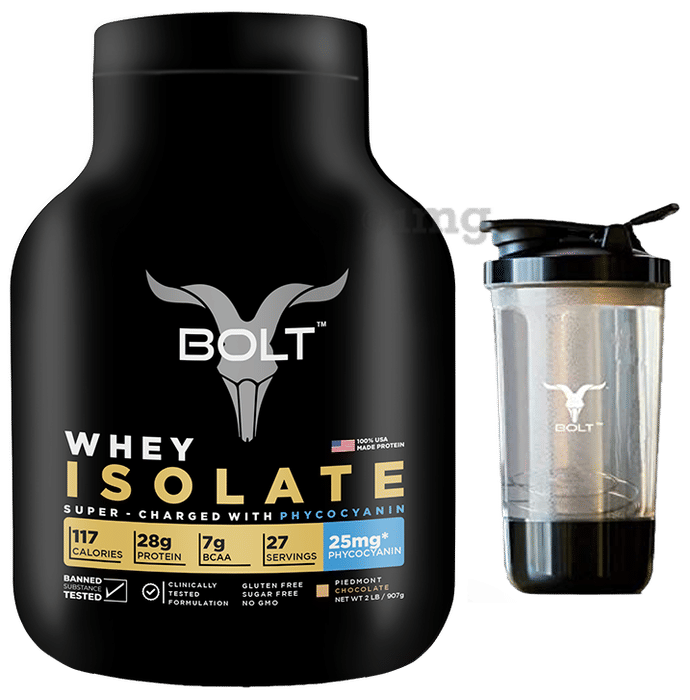 Bolt Whey Isolate Powder Piedmont Chocolate Buy jar of 2 lb Powder at