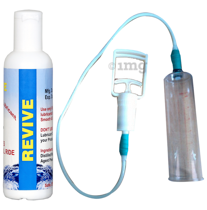 Revive Vacuum Pump for Man for Ed with Revive Personal Lubricant 130ml
