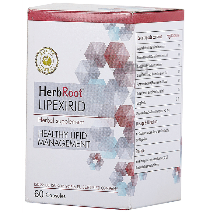 Surya Herbal HerbRoot Lipexirid Capsule