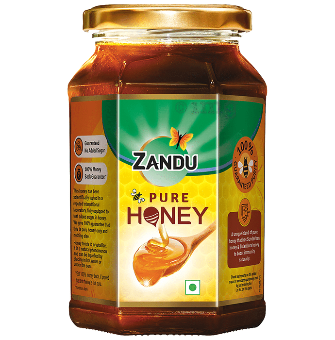 Zandu Pure Honey for Energy & Weight Management | No Sugar Adulteration