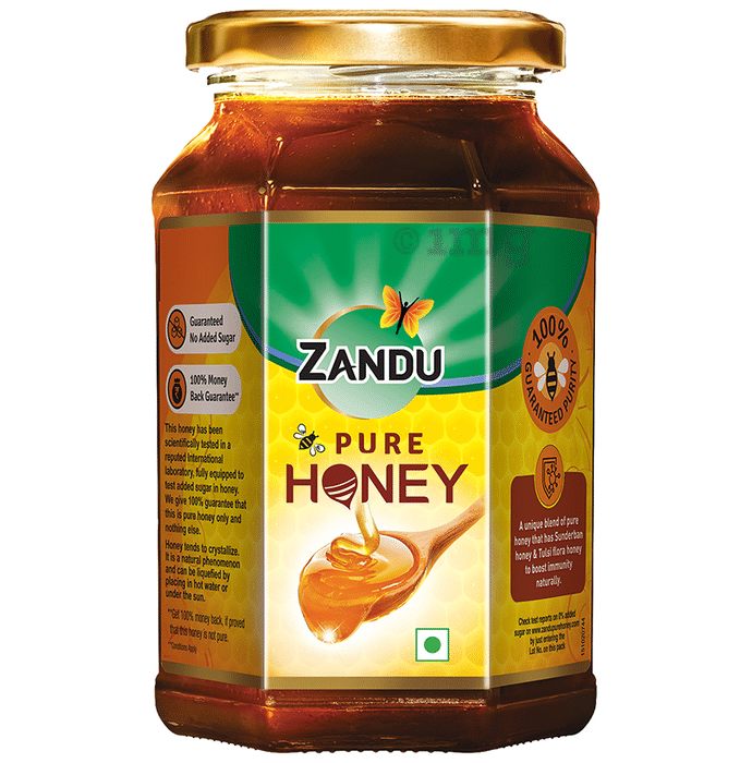 Zandu Pure Honey for Energy & Weight Management | No Sugar Adulteration