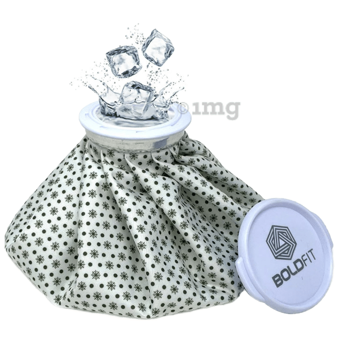 Boldfit Ice Bags For Pain Relief 9inch White Star