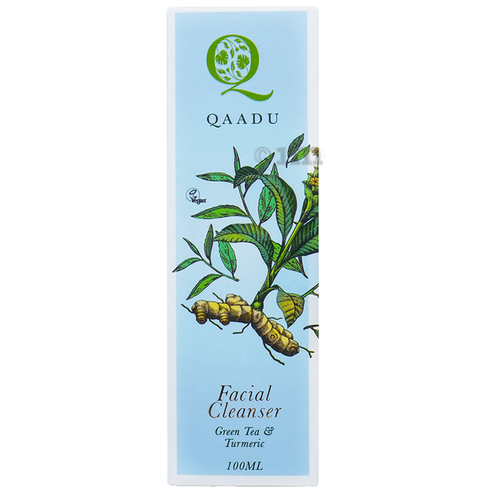 Qaadu Facial Cleanser Green Tea & Turmeric