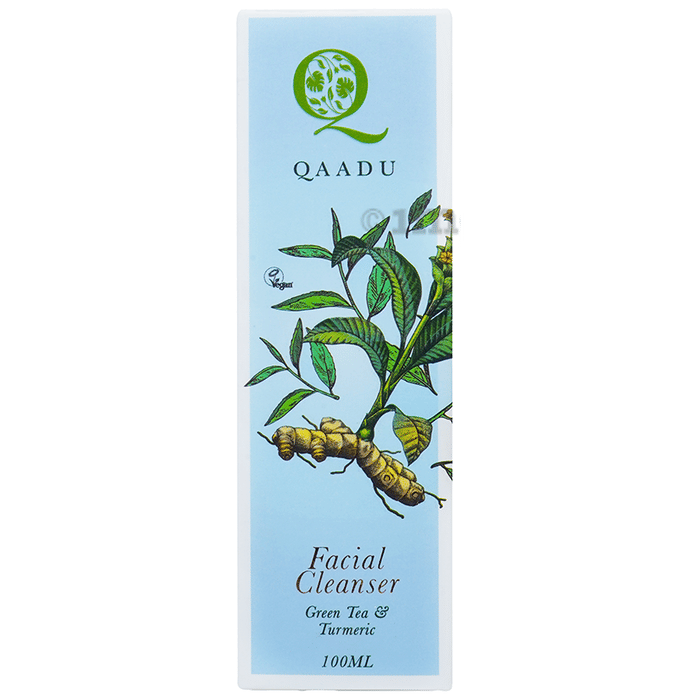 Qaadu Facial Cleanser Green Tea & Turmeric