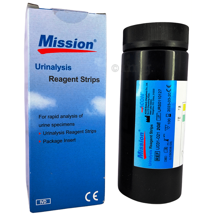 Acon Mission Urinalysis Reagent 2GE Strip