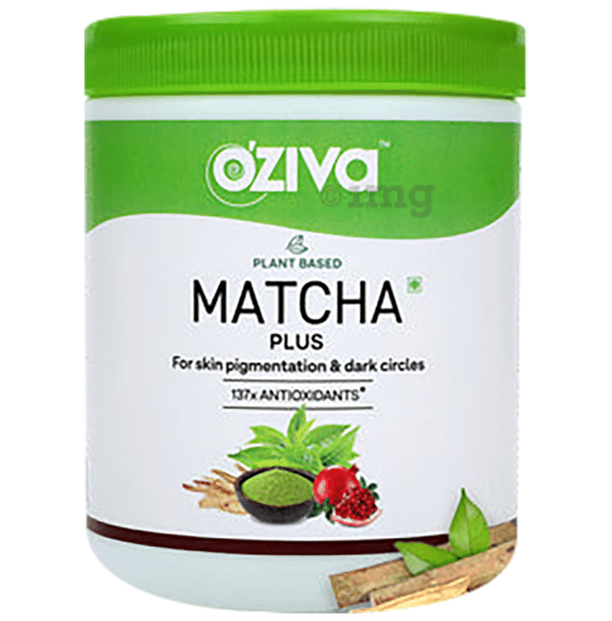 Oziva Plant Based Matcha Plus for Skin Pigmentation & Dark Circles