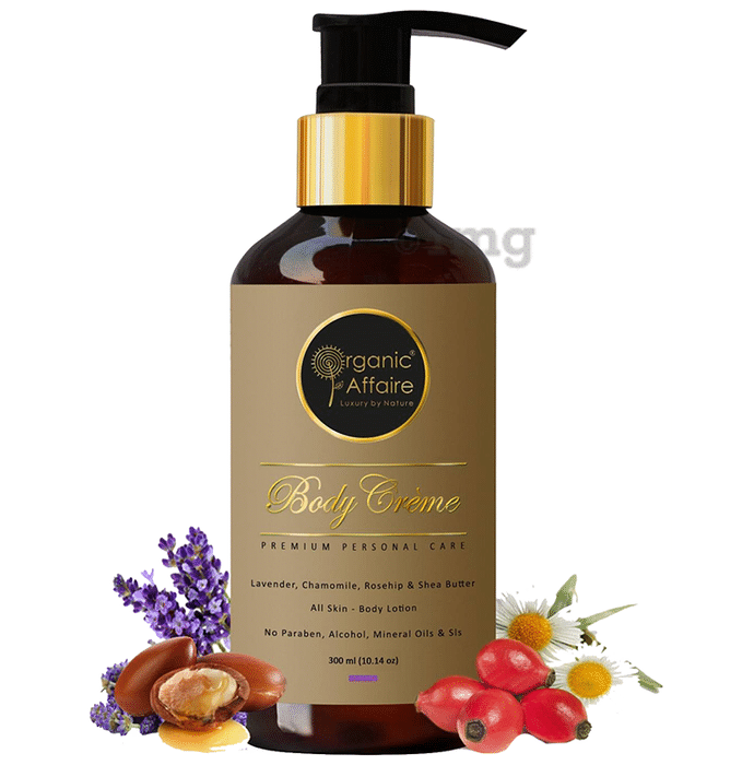 Organic Affaire Body Creme Body Lotion Lavender,Chamomile, Rosehip & Shea Butter