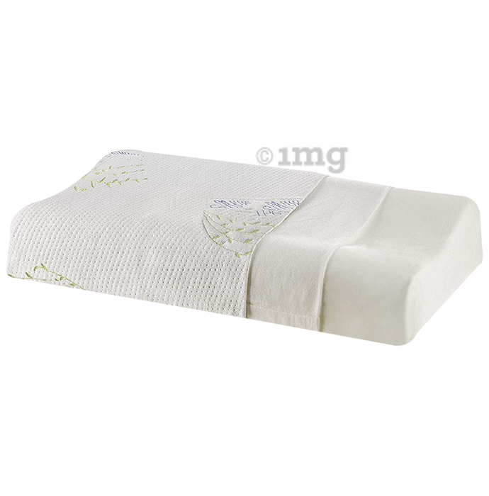 The White Willow Cervical Orthopedic Memory Foam Contour Pillow Standard