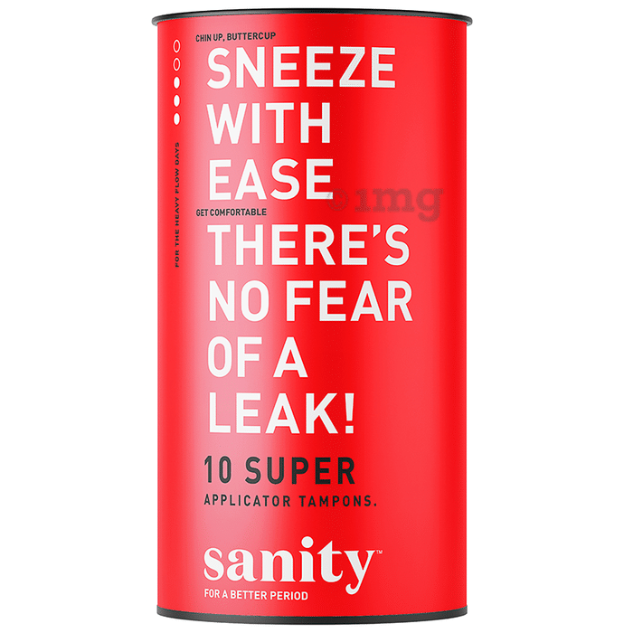 Sanity Super Applicator Tampons