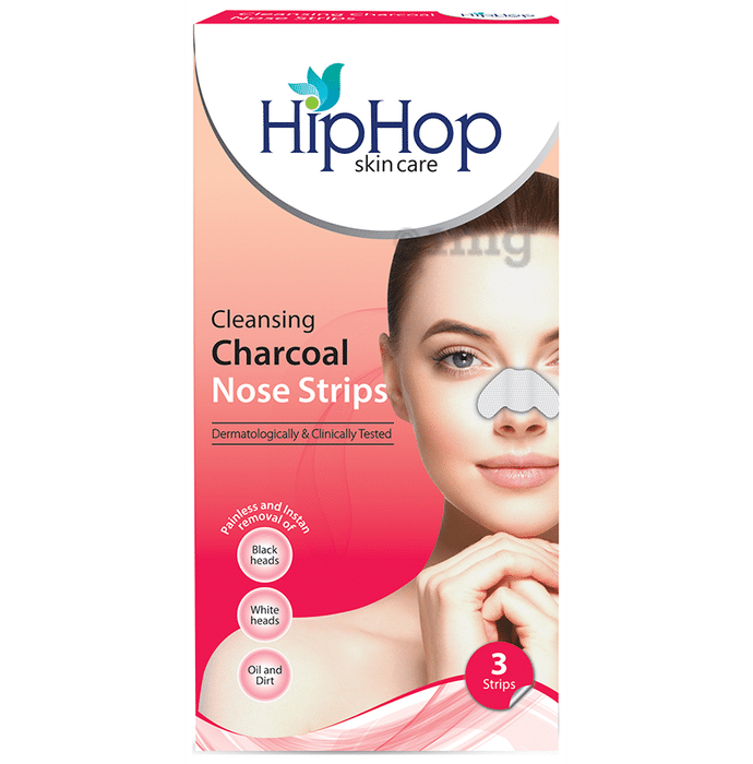 Hiphop Skincare Cleansing Charcoal Nose Strips for Women