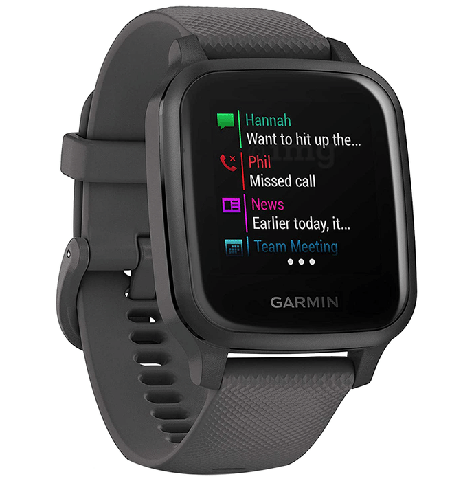 Garmin Venu Square GPS Smartwatch Slate Shadow Gray