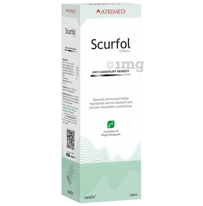 Atrimed Scurfol Topical Anti-Dandruff Remedy
