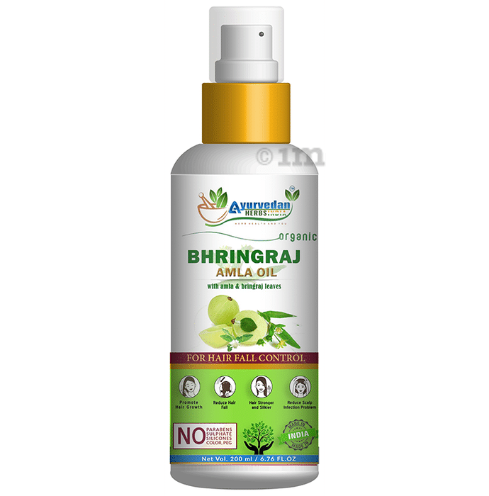 Ayurvedan Herbs India Bhringraj Amla Hair  Oil