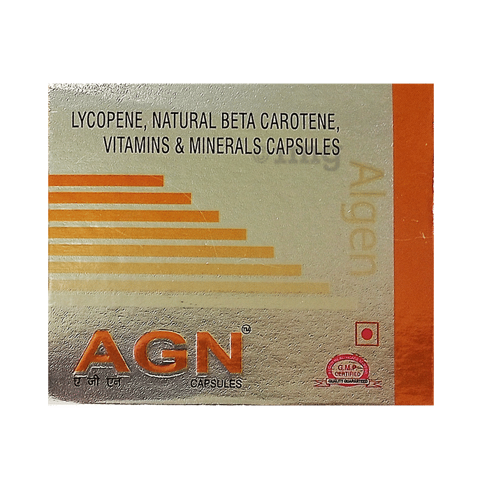 AGN Capsule Buy strip of 10 capsules at best price in India 1mg