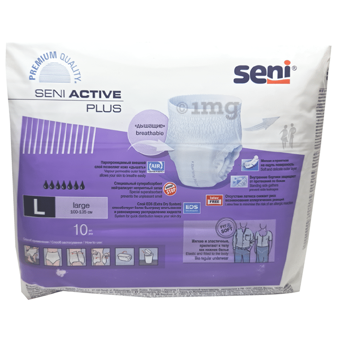 Seni Active Plus Adult Pull Ups Diaper Large