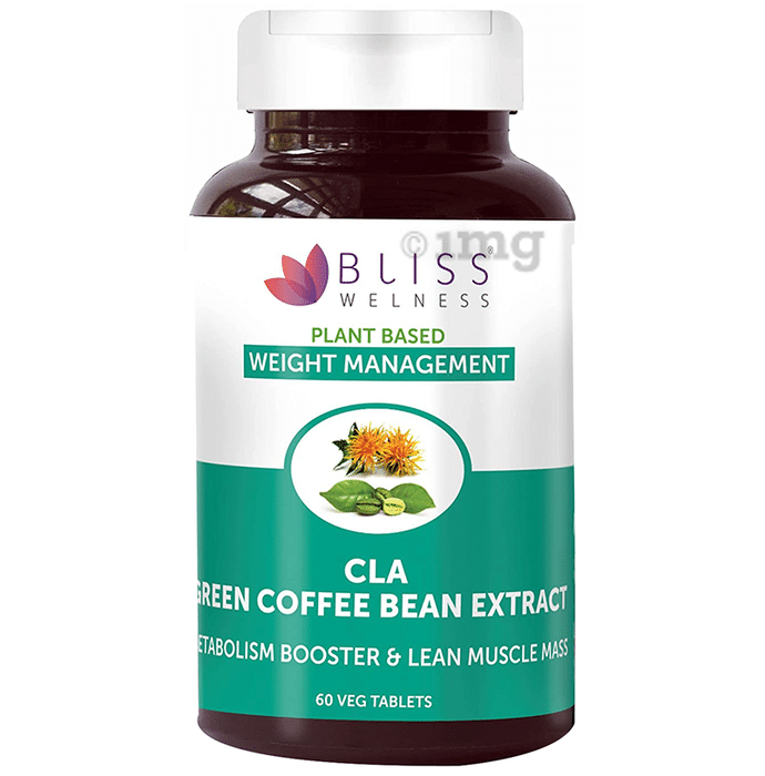 Bliss Welness Weight Management Green Coffee Bean Extract Veg Tablet