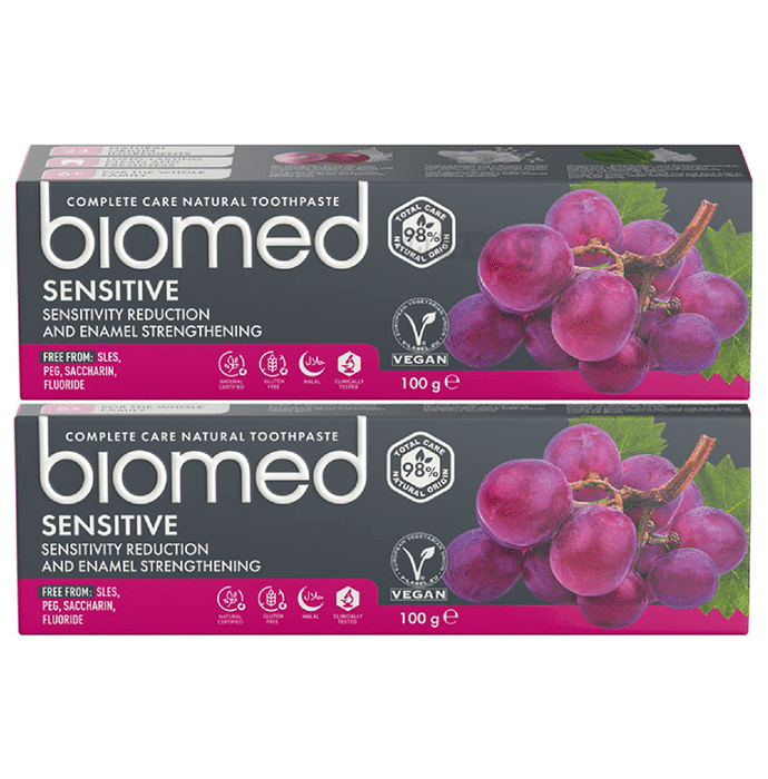 Biomed Complete Care Natural Toothpaste (100gm Each) Sensitive