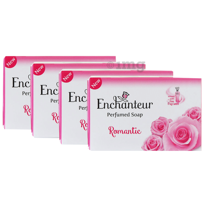 Enchanteur Romantic Perfumed Soap (75gm Each)