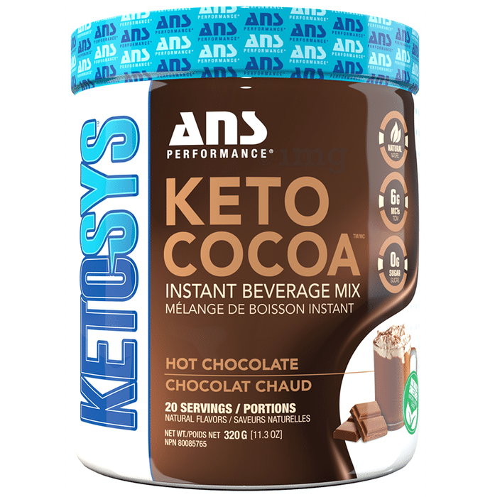 ANS Performance Hot Chocolate Ketosys Keto Cocoa Instant Beverage Mix