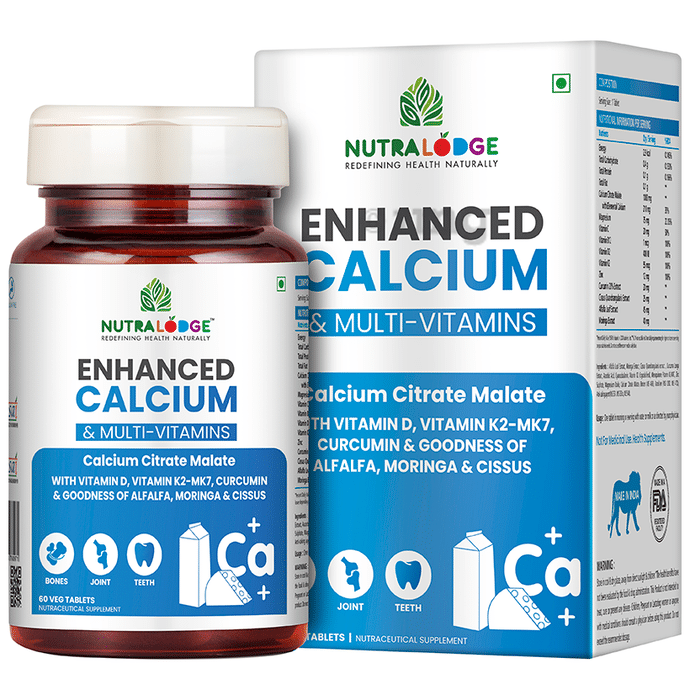 Nutralodge Enhanced Calcium & Multi-Vitamins Veg Tablet