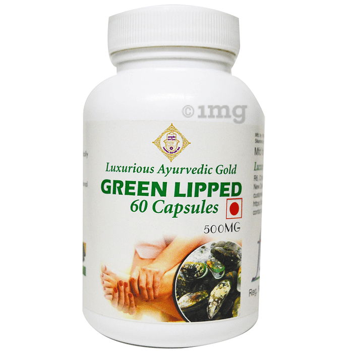 Luxurious Ayurvedic Gold Green Lipped 500mg Capsule