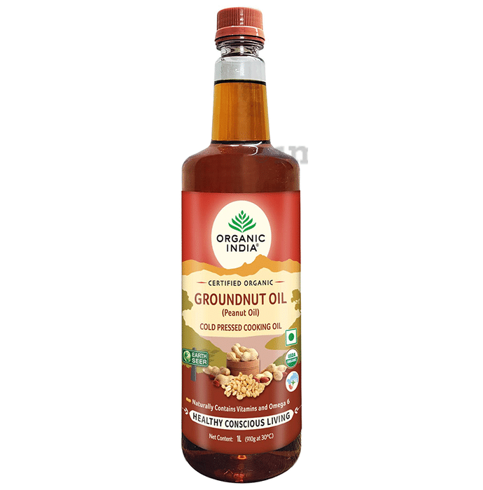 Organic India Ground Nut (Pea Nut) Oil