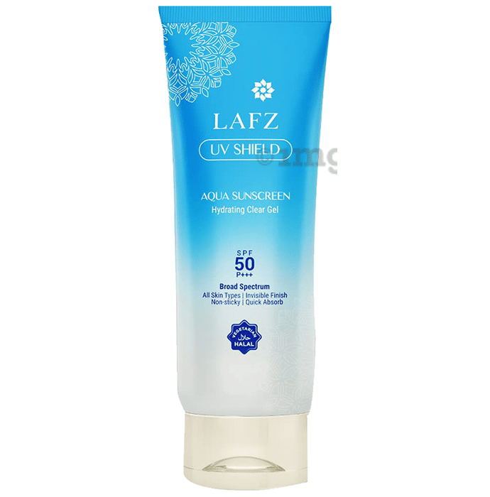 Lafz UV Shield Aqua Sunscreen Hydrating Clear Gel SPF 50