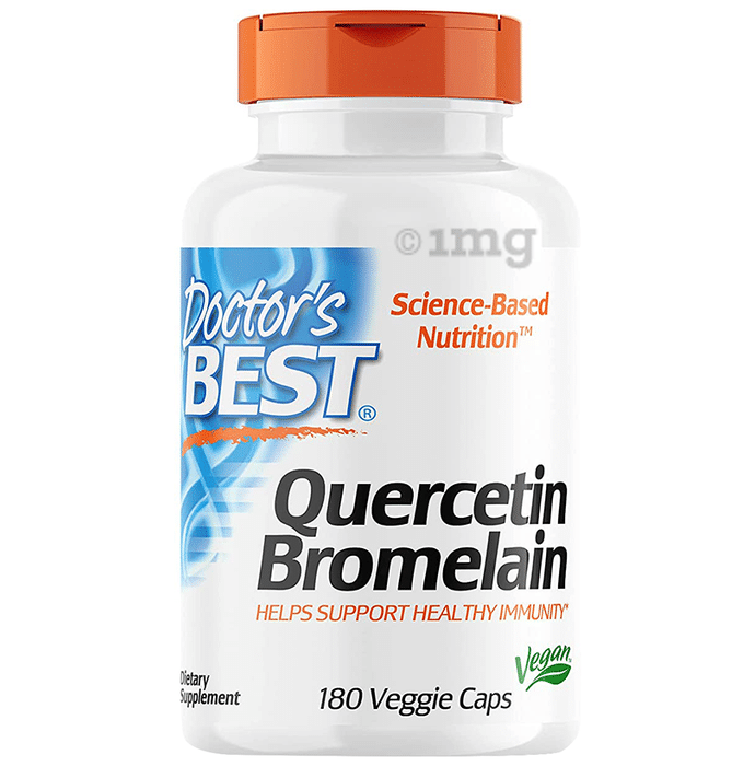 Doctor's Best Quercetin Bromelain | Veggie Cap for Immunity