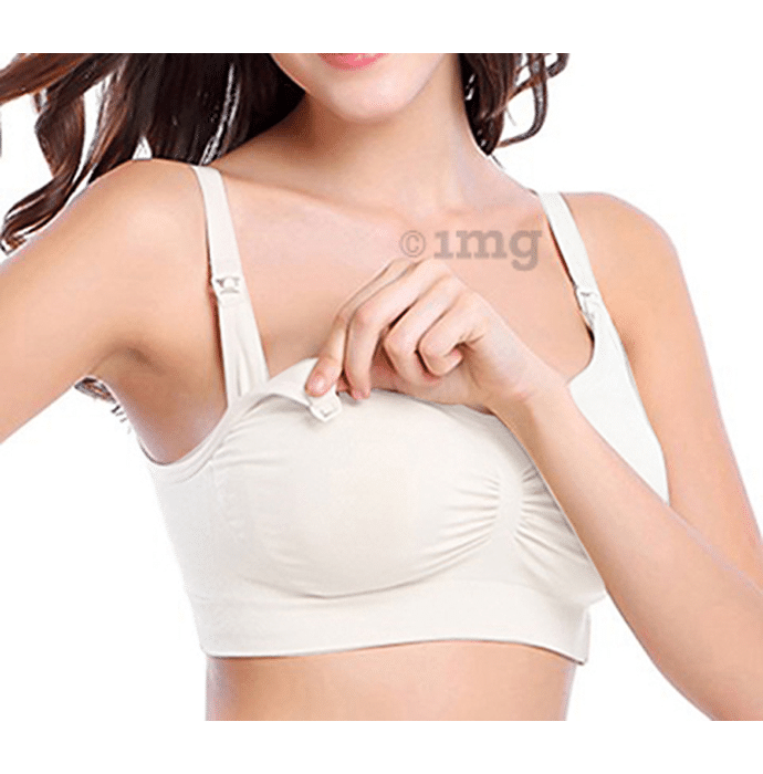 Newmom Seamless Nursing bra Large White