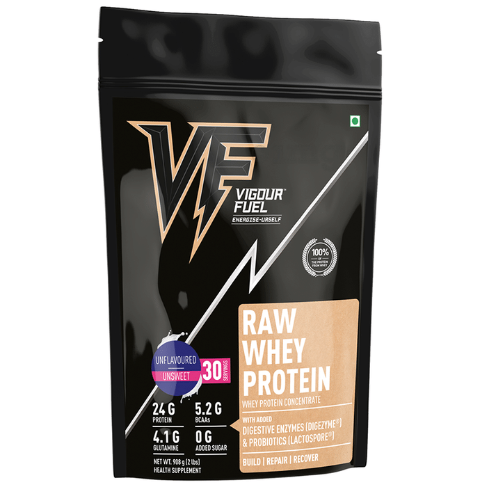 Vigour Fuel 100% Pure Whey Protein Premium Unflavoured