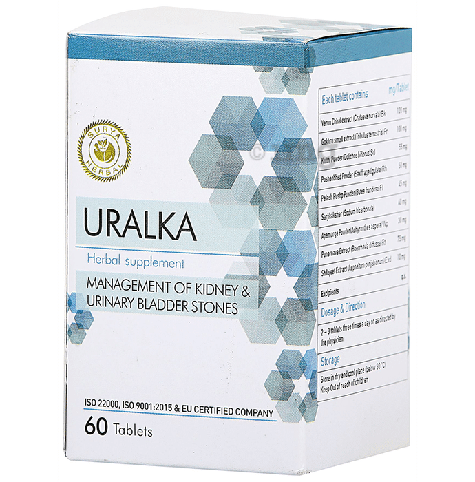 Surya Herbal Uralka 60 Tablets Each