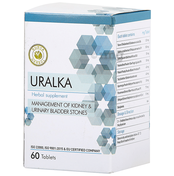 Surya Herbal Uralka 60 Tablets Each