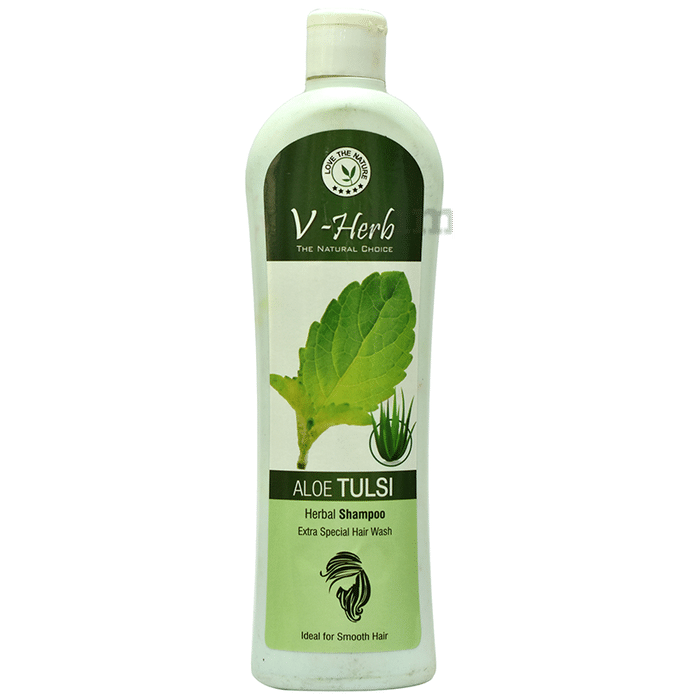 V-Herb Aloe Tulsi Herbal Shampoo