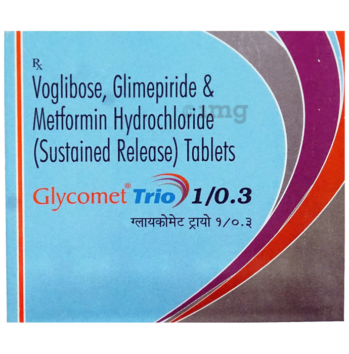 Glycomet Trio 1/0.3 Tablet SR
