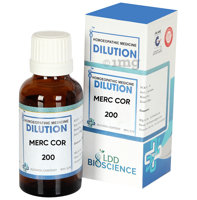 LDD Bioscience Merc Cor Dilution 200