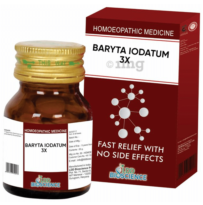 LDD Bioscience Baryta Iodatum 3X