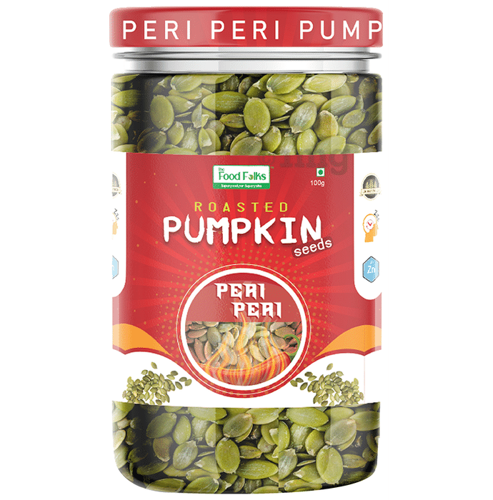 The Food Folks Roasted Pumpkin Seeds Peri Peri