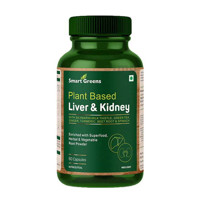 Smart Greens Plant Based Liver & Kidney Capsule