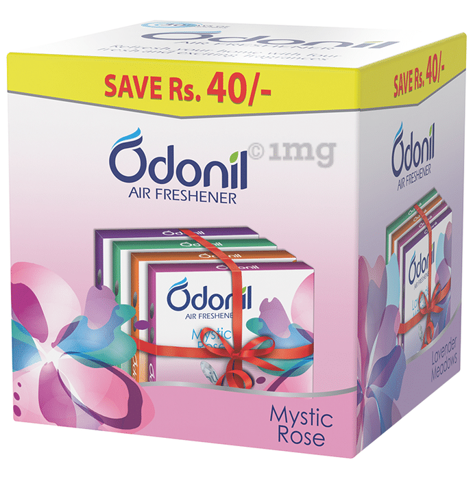 Odonil Multi-Piece Package Air Freshener (50gm Each) Buy 3 Get 1 Extra