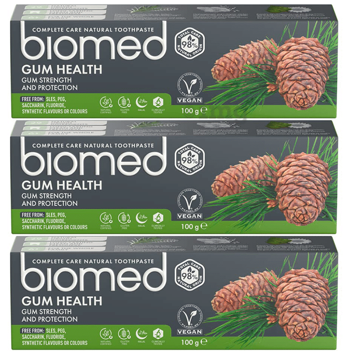 Biomed Complete Care Natural Toothpaste (100gm Each) Gum Health