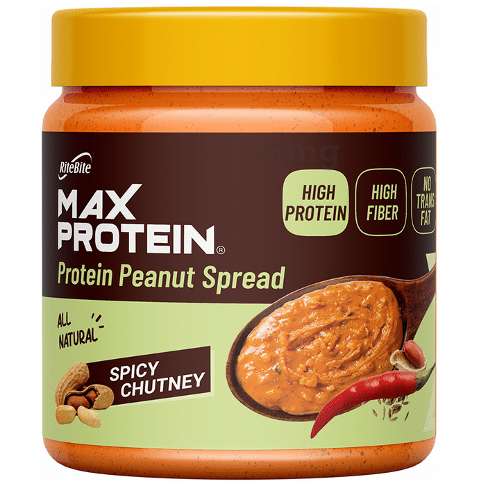 RiteBite Max Protein Peanut Spread Spicy Chutney