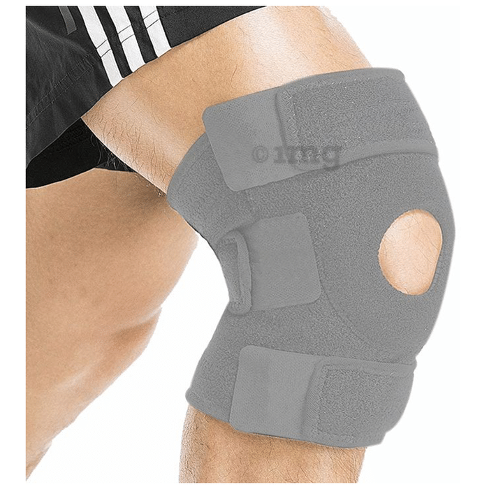Fidelis Healthcare Knee Support with Hinged Medium Grey