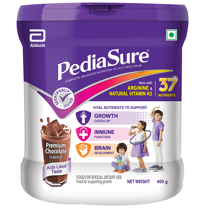 PediaSure Kids Nutrition Drink with Arginine & Natural Vitamin K2 Premium Chocolate