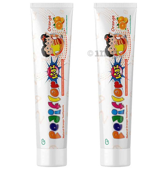 Pediflor Orange Kidz Toothpaste (70gm Each)