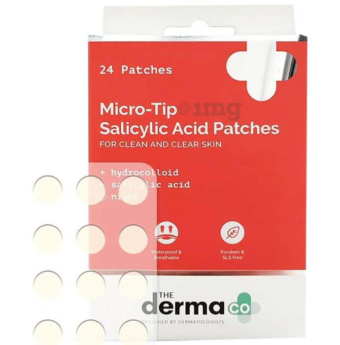The Derma Co Micro-Tip Salicylic Acid Patch | For Clean & Clear Skin | Paraben & SLS-Free