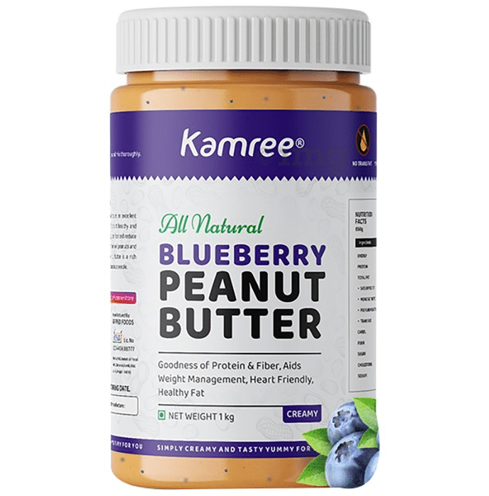 Kamree All Natural Blueberry Peanut Butter Creamy