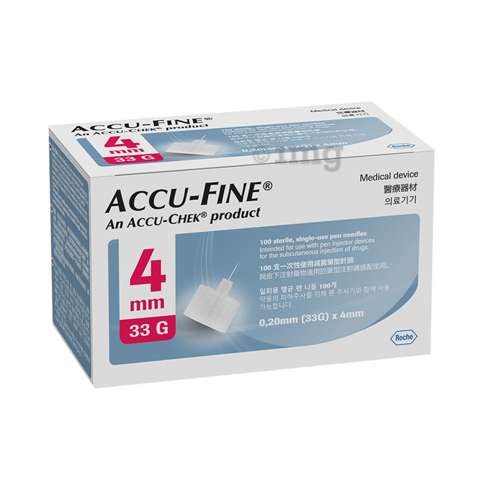 Accu-Fine Needle Pen 4mm 33G