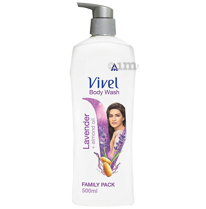 Vivel Lavender + Almond Oil Family Pack Body Wash Buy pump bottle of