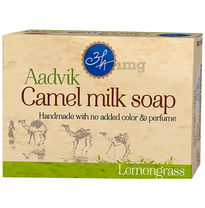 Aadvik Camel Milk Soap Lemongrass