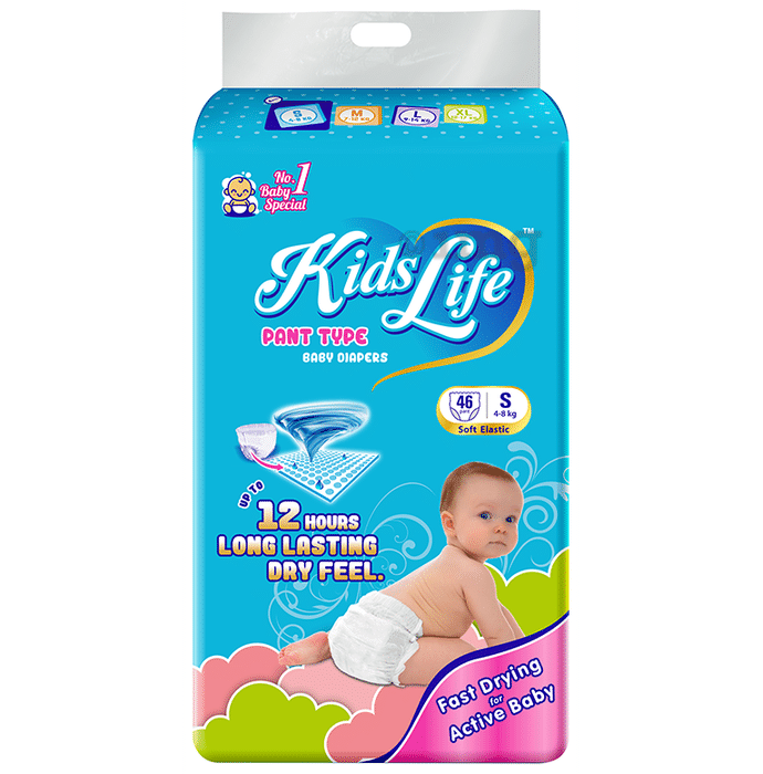 Kids Life Pant Type Baby Diaper Small